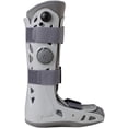 thumbnail image 2 of Aircast AirSelect Standard Walker Brace and Walking Boot with SoftStrike Technology and Semi-Rigid Shell (Medium, Gray), 2 of 2