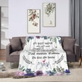 thumbnail image 5 of LHSHID Birthday Gift for My Best Friend Sisters Blanket Flannel Soft and Comfortable Anti static Bed Sofa Blanket 60x80in, 5 of 5