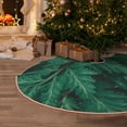 thumbnail image 5 of Sikiie Green Leave Fern Christmas Tree Skirt, Christmas Tree Decorations, Christmas Decor, Tree Mat Decoration(30-48IN)-48", 5 of 6