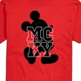 thumbnail image 3 of Mickey & Friends - Mickey Logo Silhouette - Men's Short Sleeve Graphic T-Shirt, 3 of 5