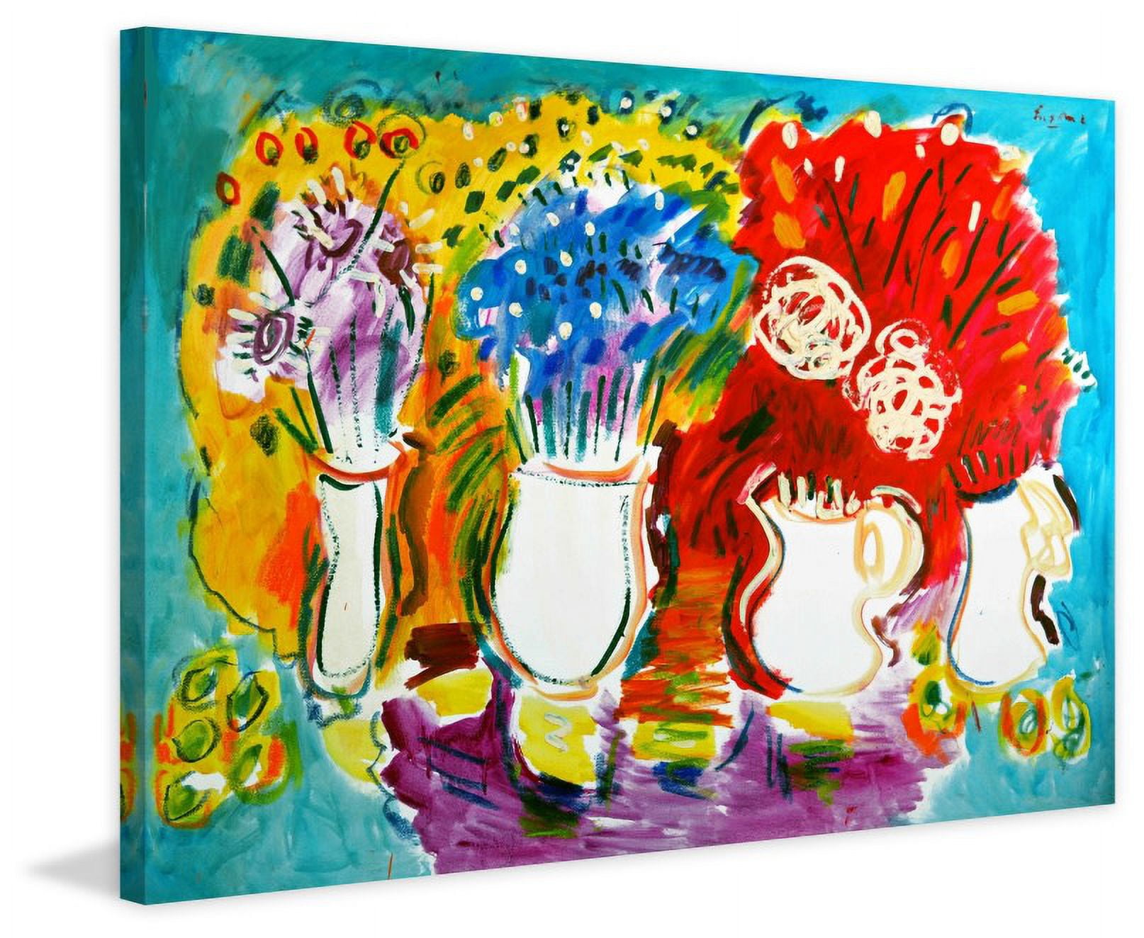 Marmont Hill "Mixed Bouquets" by Wayne Ensrud Painting Print on Canvas