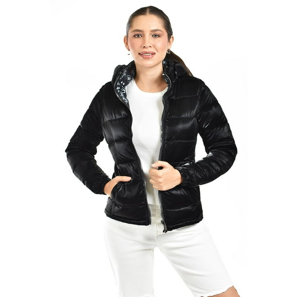 Chamarra doble vista con capucha Roman Fashion /Juvenil, 7235 (Negro) negro G