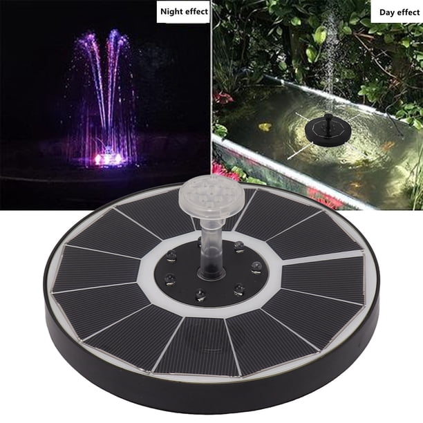 Fuente Solar de 35 W Potentes Fuentes Solares de Baño para Pájaros con 8 Boquillas para Estanque de Jardín ANGGREK Otros