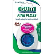 GUM Butlerweave Floss Mint Waxed 200 yd