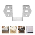 thumbnail image 1 of Phenofice 4pcs U Shape Bed Rail Hooks Stainless Steel for Easy Installation, 1 of 5