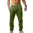 thumbnail image 2 of Pantalon Hippie Décontracté en Lin de Coton pour Hommes, 2 of 4