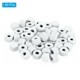 thumbnail image 3 of Uxcell M4x0.7 Cap Nut, 50 Pcs Acorn Nut Screw Knob Cap Insert Bolt Cover Female Thread Knurled Decorative, White, 3 of 6