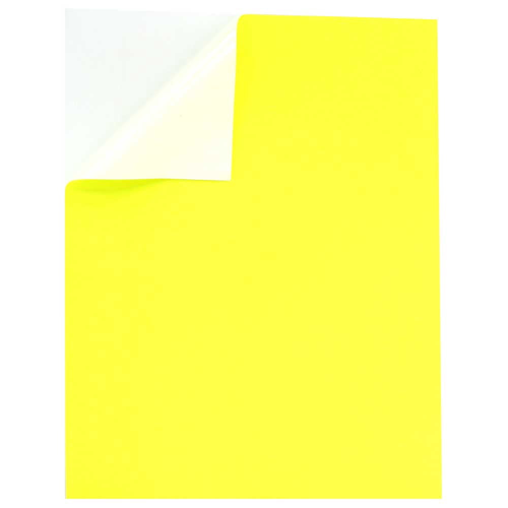 JAM Paper Full Page Shipping Labels, 8.5 x 11, Neon Yellow, 10 per Pack