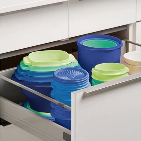 Tupperware Heritage 16 Container Set (Blue)