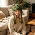thumbnail image 3 of Hood Hat DIY Crochet Kit Adult Hand Knit Craft Supply Setm, Animal Hood Hat DIY Crochet Kit Beginner Hand Knitting Craft Supplies, DIY Craft Gift for Adults(Dragon), 3 of 6