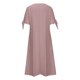 thumbnail image 3 of Vestido Corto de Manga Larga para Mujeres Moda Verano Casual Cuello en V Botón de Manga Corta Vestido Largo, 3 of 6