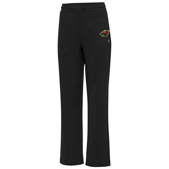 Women's Antigua Black Minnesota Wild Victory Sweatpants