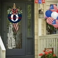 thumbnail image 5 of 4th of July Decorations for Home, Fourth Of July Front Door Decor Last Name/Family Front Door Wreath Happy 4th Of July Fourth Of July Decor Fourth Of July Wreath Blue, Memorial Day Decorations, 5 of 6