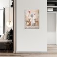 thumbnail image 2 of Deer Decor wall art Fox canvas Pictures Cardinal Wall Decor Christmas Gifts Canvas Prints Painting Framed Artwork for Kid‘s room living room Bedroom 12"x16", 2 of 6