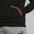 thumbnail image 4 of PUMA Men's Essentials Big Logo Fleece Hoodie Medium Cotton Black, 4 of 5
