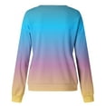 thumbnail image 5 of 2023 Chandail en Molleton Oversize pour Femmes Mode Femme Manches Longues Col Rond Blouse Imprimée Automne Pull Décontracté Tops Coupe Ample Tops pour Femmes, 5 of 5