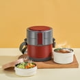 thumbnail image 2 of TIMIFIS Lunch Jar Stainless Steel Vacuum Lunch Box Insulated Pot Can Be Filled with Water Insulated Barrel Portable Lunch Box Meal Prep Containers Kitchen Gadgets, 2 of 2