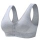 thumbnail image 1 of Sujetador Inalámbrico Con Hebilla Frontal , Estilo Chaleco , Ropa Interior Para Ancianos , Talla Grande Madre , Puede Agregar Almohadilla De Algodón, 1 of 5