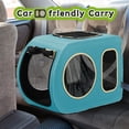 thumbnail image 3 of ModFurne 2025 Upgraded Dog Stroller for Large & Medium Dogs，Pet Stroller for 2 Small Dogs with Detachable Carrier for Car Seat, Up to 90 lbs, Blue, 3 of 9