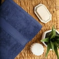 thumbnail image 6 of Superior Hymnia Egyptian Cotton Bath Towel Set, Navy Blue, 6 of 8