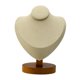 thumbnail image 5 of Expositor de collares, organizador de joyas, decoración, exhibición de joyas, busto para Beige, 5 of 9
