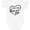 AA-White, variant on I Love My Oma and Opa in Black Chalk Heart Boys or Girls Baby Bodysuit