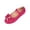 Hot Pink, variant on Gealkoca Dress Shoes Mary Jane Ballet Flats Round Toe Comfortable Elegant Shoes with Bow Decoration Solid Color Cute Mary Jane Flats