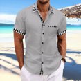 thumbnail image 2 of T-Shirt for Men Mens Black Button Down Shirt Shirt Men Cotton Shirts Men 2026, 2 of 7