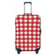 thumbnail image 2 of Goofa Red Checkboard Pattern Luggage Covers For Suitcase,Suitcase Cover Protector Fit 18-32 Inch Luggage-Large, 2 of 9