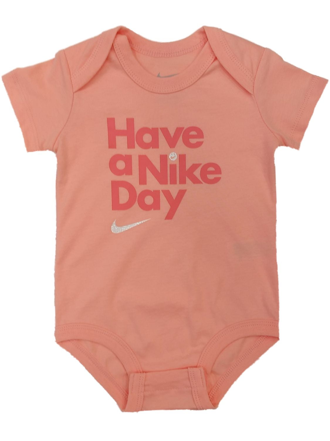 Infant Girls A Nike Day Bodysuit Baby Creeper Shirt 6-9 - Walmart.com