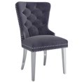 thumbnail image 1 of Set of 2 Modern Side Chair, Grey, 1 of 7