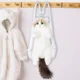 thumbnail image 4 of Mochila Linda Del Gato De La Felpa Bolso Realista De Los, 4 of 8
