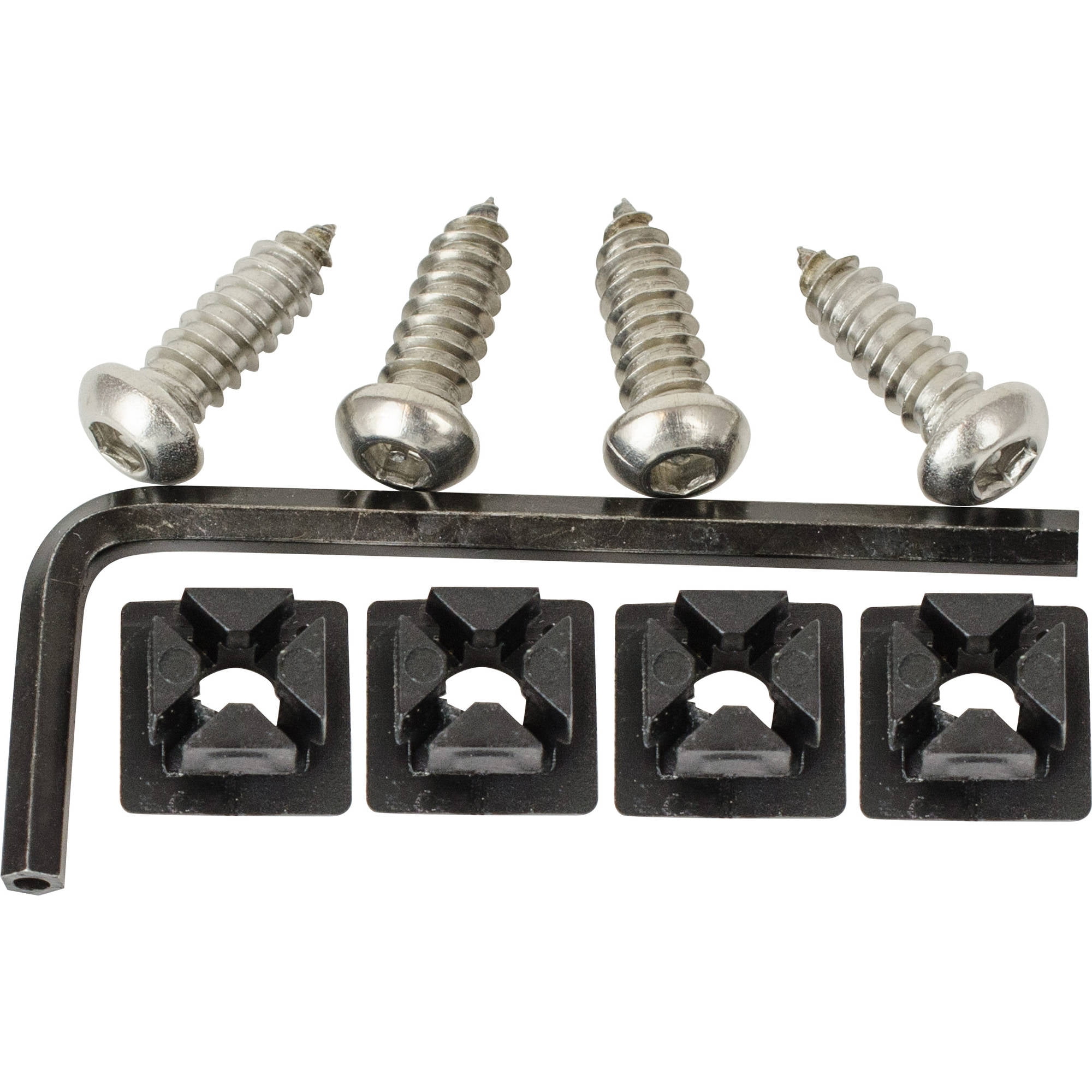 Custom Accessories AntiTheft License Plate Fasteners