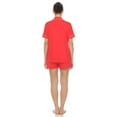thumbnail image 3 of White Mark Women's Solid Short Pajama Set, 3 of 6