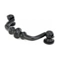 thumbnail image 5 of Renovators Supply Black Wrought iron Drawer Bail Pull 4.38 in. L Antique Kitchen Cabinet Drop Style Swing Handles Rust Resistant Powder Coat Finish w/Screws Pack of 10, 5 of 10