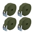 thumbnail image 1 of Correas de amarre Unique Bargains 4 Piezas Nylon 3.5m*2.5cm Army Green, 1 of 1