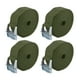 thumbnail image 1 of Correas de amarre Unique Bargains 4 Piezas Nylon 3.5m*2.5cm Army Green, 1 of 1