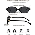 thumbnail image 6 of Retro Oval Sunglasses for Women, Trendy UV400 Protection, 6 of 6