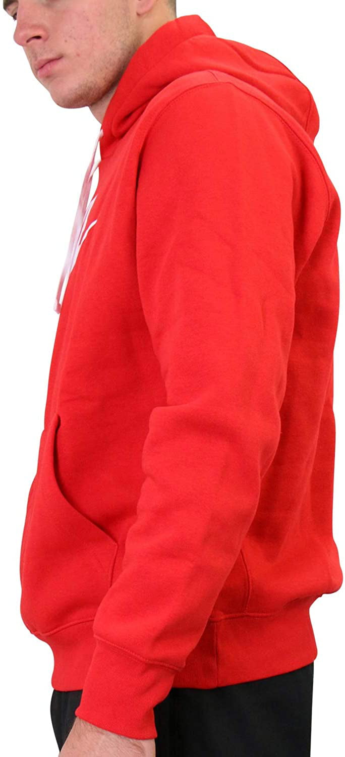 Men\'s Nike Sportswear Fleece 657) Pullover Hoodie - University M Graphic (BV2973 Red/White