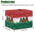 thumbnail image 6 of ZIATUBLES Christmas Tree Print Dust Cover for Juicer Machine Stain Resistant Canvas Dustproof Protective Christmas Juice Extractor Cover Case Fits Blender, 17 "W x 11 "D x 15 "H, 6 of 7