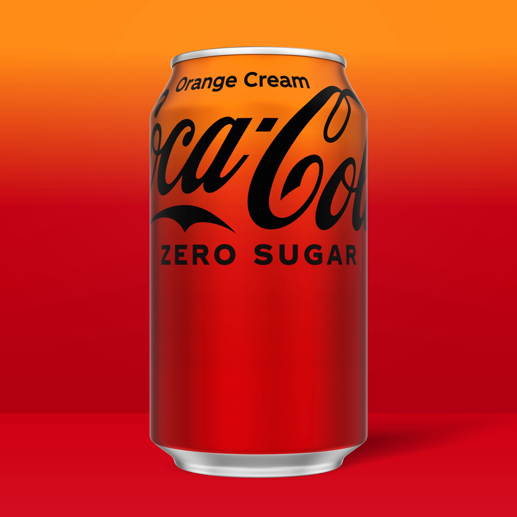 Coca-Cola Zero Sugar Orange Cream Soda Pop, 12 fl oz, 12 Pack Cans