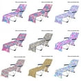 thumbnail image 3 of CAROOTU Beach Chair Towel Cover with Side Pockets Microfiber Sun Lounger Cover for, 3 of 5