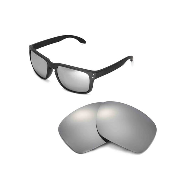 Walleva Titanium Replacement Lenses for Oakley Holbrook Sunglasses -  