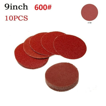 

QXKE 10Pcs 9Inch Sandpaper 225mm Sanding Paper 40-2000Grit Electric Wall Polisher