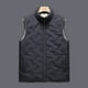 thumbnail image 3 of Chaleco de hombre, chaleco de algodón con forro polar ultrasónico, chaleco casual cálido para papá, chaleco con espalda de algodón, 3 of 4