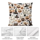 thumbnail image 4 of Funda de almohada de Halloween con diseño divertido y decorativo de felpa corta de 18 x 18 pulgadas, cojín para sofá cama de 18 x 18 pulgadas, 4 of 5