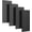 Black, variant on 2 Pcs Metal Pegboard Wall Panels, Peg Boards for Garage Tool Storage