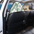 thumbnail image 4 of Uorisanigo Car Seat Towel Cover Waterproof Non-Slip Green Hibiscus Flowers Automotive Vehicles Seat Cover Protectors Fit Most Car, Truck, Suv, or Van for Post Gym Workout, 4 of 6