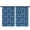 Blue Christmas Snowflake-1, variant on Blackout Kids Curtains,Blue Christmas Santa and Snowflake Pattern Childrens Insulated Curtains Set Of 2,Bedroom Essentials,Toddler Room Decor 42"x54"
