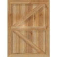thumbnail image 4 of 32 1/4"W X 80"H Timbercraft Six 5 3/8" Boards Framed Board-N-Batten Shutters W/Z-Bar, Rough Sawn Western Red Cedar (Per Pair), 4 of 13
